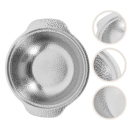 HOLIDYOYO Tabletop Shabu and Sukiyaki Pot, 20cm Diameter, Stainless Steel, Non-Stick, with Double-Ring Dry Edges, for Shabu-Shabu and Ramen, Perfect f