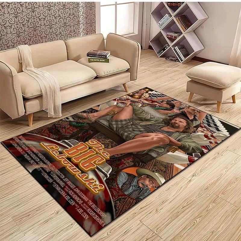 The Big L-Lebowski Pattern Carpet Kitchen MatEntrance Doormat Bedroom Floor Decoration Living Room Carpet Bathroom Anti-slip Rug