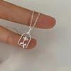 Prince Rose Garden Necklace Women's Three-dimensional Exquisite French Collarbone Chain Ins Cold Wind Simple Fashion Personality Tide