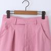 European and American French women's clothing fashion versatile mid-waist straight casual trousers 6113901637