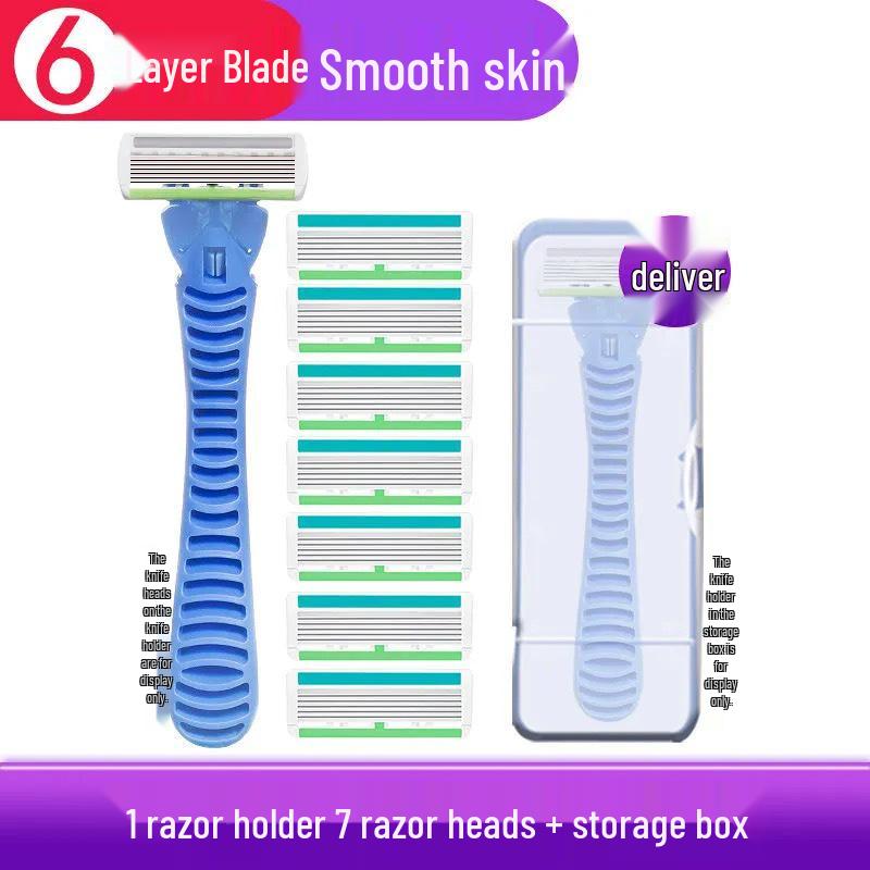 Women's Manual Razor for Hair Removal - Suitable for Armpits, Legs, and Private Areas