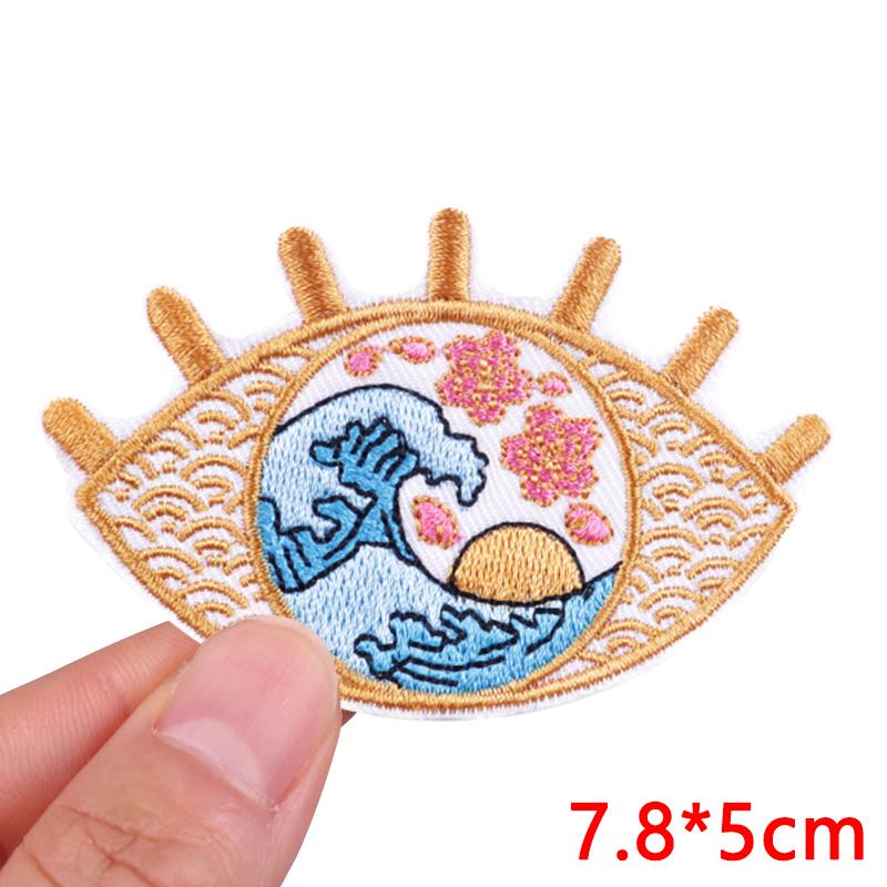 Cartoon /Band Aid Love Embroidery Patch Jeans Sewing Applique Iron On Patches For Clothing Rainbow Letter Patches On Clothes Diy 