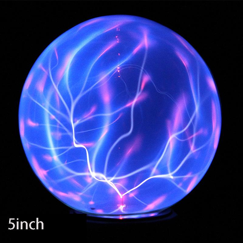 3 Zoll USB Magic Electrostatic Ion Ball Light Lightning Ball Nachtlicht Atmosphärenlicht