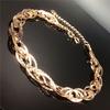 Purple Gold-Plated Rose Gold Shiny Ring Ring Ring Bracelet Simple Fashion Colored Gold Jewelry High Sense