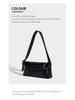 2024 Trendige Damen Vielseitige One-Shoulder Baguette Crossbody Knödel Tasche