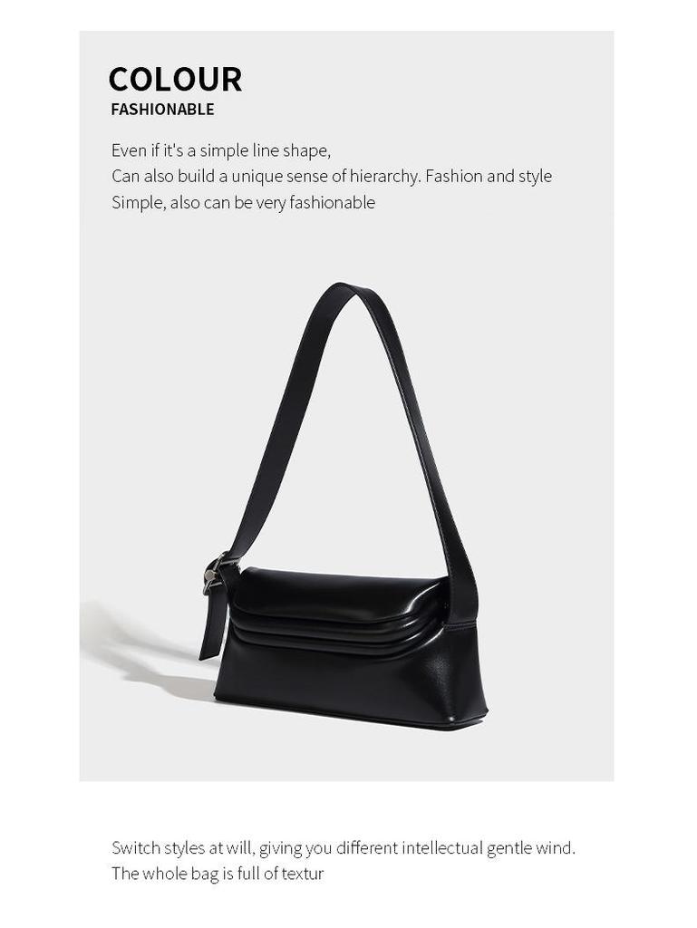 2024 Trendy Women's Versatile One-Shoulder Baguette Crossbody Dumpling Bag