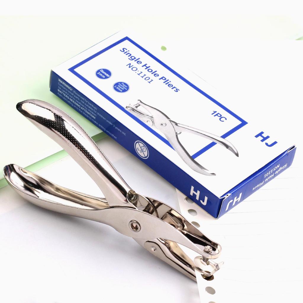 Handheld Metal Punch Pliers for Round Hole Paper Perforation and Perler Beads Binding.