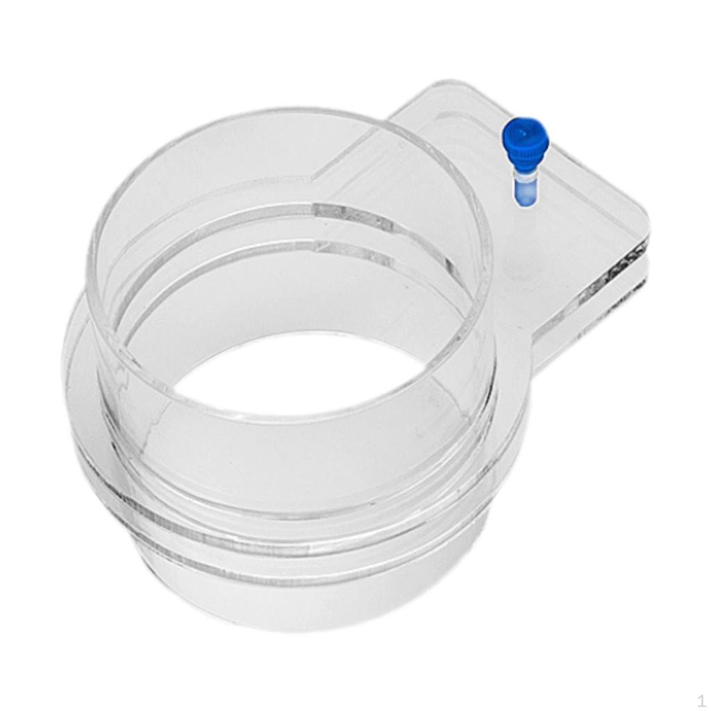 Acrylic Feeding Ring for Fish, Clear Design Betta And Turtle
