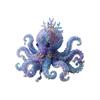 DIY Beaded Octopus Craft Kit Handmade Animal Model with Acrylic Beads for Creative Art Projects and Home Decoration