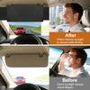 Sun Visor Extender For Car, Visor Extender Sun Blocker, Sun Visor Extension With Anti-Glare Lens Blocks UV & Sunlight, Adjustable Car Sun Visor For