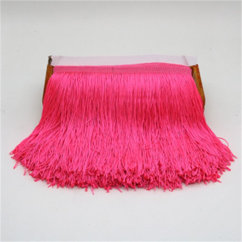 1 yards Long Fringe Lace Tassel Polyester Lace Trim Ribbon Latin dance skirt curtain fringes for sewing DIY Accessories tassle