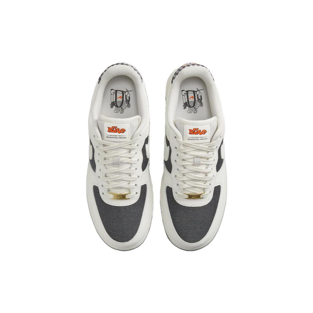 Nike Air Force 1 07 Designed Fresh Men Sneakers White Sail Dark-Smoke-Grey FJ4021-133