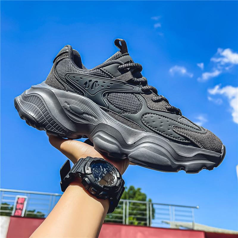 

Мужские повседневные модные универсальные модные туфли, увеличивающие рост, устойчивые к истиранию, дышащие, для папы, на шнуровке, студенческие кроссовки для улицы 39 серый