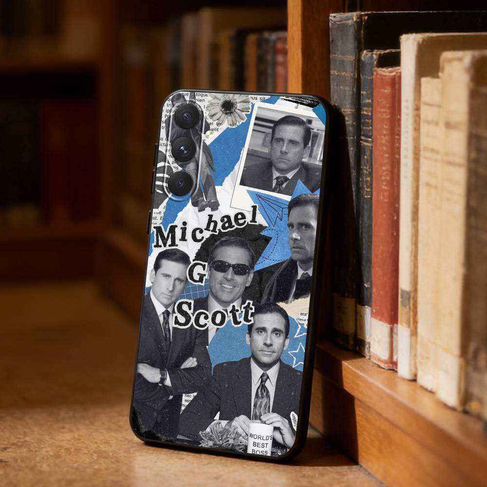 The O-Offices Hot Tv Show Phone Case For Samsung S26,S25,S24,S23,S22,S21,Ultra,Plus,FE Black Soft Cover