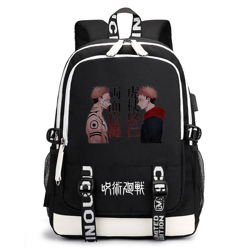 Day Mantra Return To War Anime School Bag Fashion Backpack Elementary School Students Large Capacity Backpack Burden Reduction Storage Bag