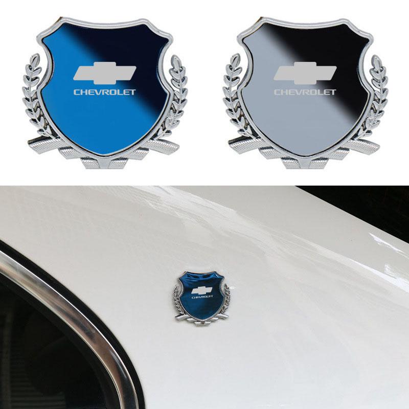 Zinc Alloy Car Fender Emblem Laser Logo Window Badge for Chevrolet CRUZE IMPALA AVEO CAPTIVA EQUINOx LACETTI MALIBU