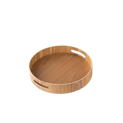 Wooden Round Serving Tray