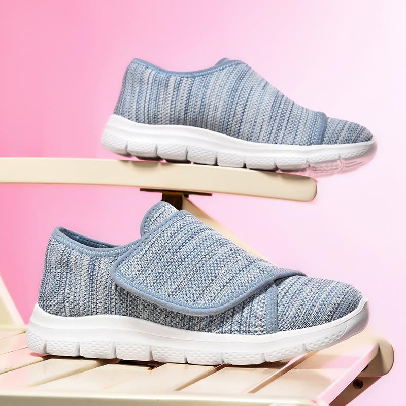 2025 new spring and summer mesh light and breathable Velcro women's casual shoes light and comfortable women's shoes