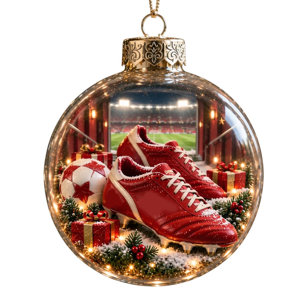 Christmas Tree Decoration Hanging Clear Plastic Ball Ornament for Holiday and Party Decor