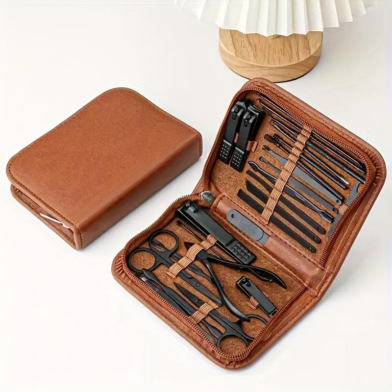 26-Piece Stainless Steel Manicure and Pedicure Tool Set Professional Nail Care Kit for Home and Salon Use
