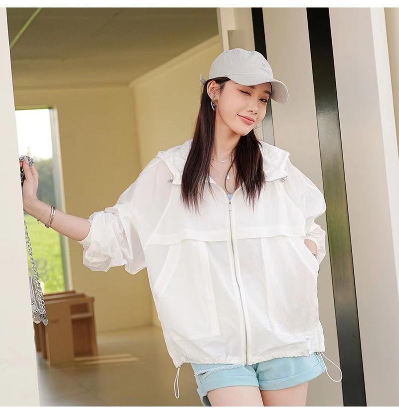 2026 Women's Summer Sun Protection Quick-Drying Hooded Jacket - Breathable, Lightweight, and Fashionable