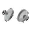 Secure Connection PVC Blue Adapter for Intex Pool Hose 80mm to 32mm Diameter