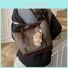 Pu Tote Bag For Women With Street Style Large Capacity Daily Use
