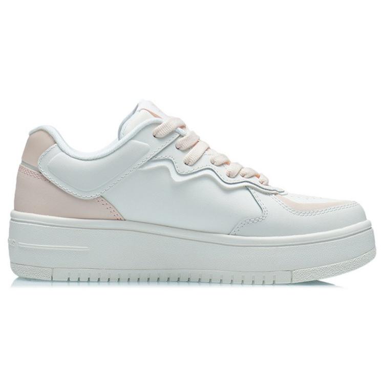 New LiNing Rise The Phoenix Wear Resistant Low Top Skateboard Shoes Women's Soft Pink AGCT380-2