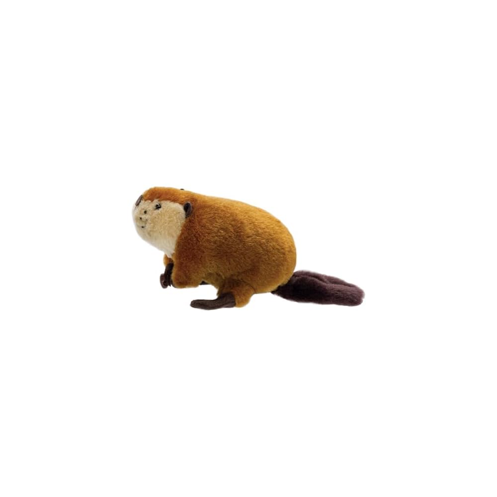 Yoshitoku Beaver Plush Toy 16cm Soft Cuddly Design Kids' Stuffed Animal