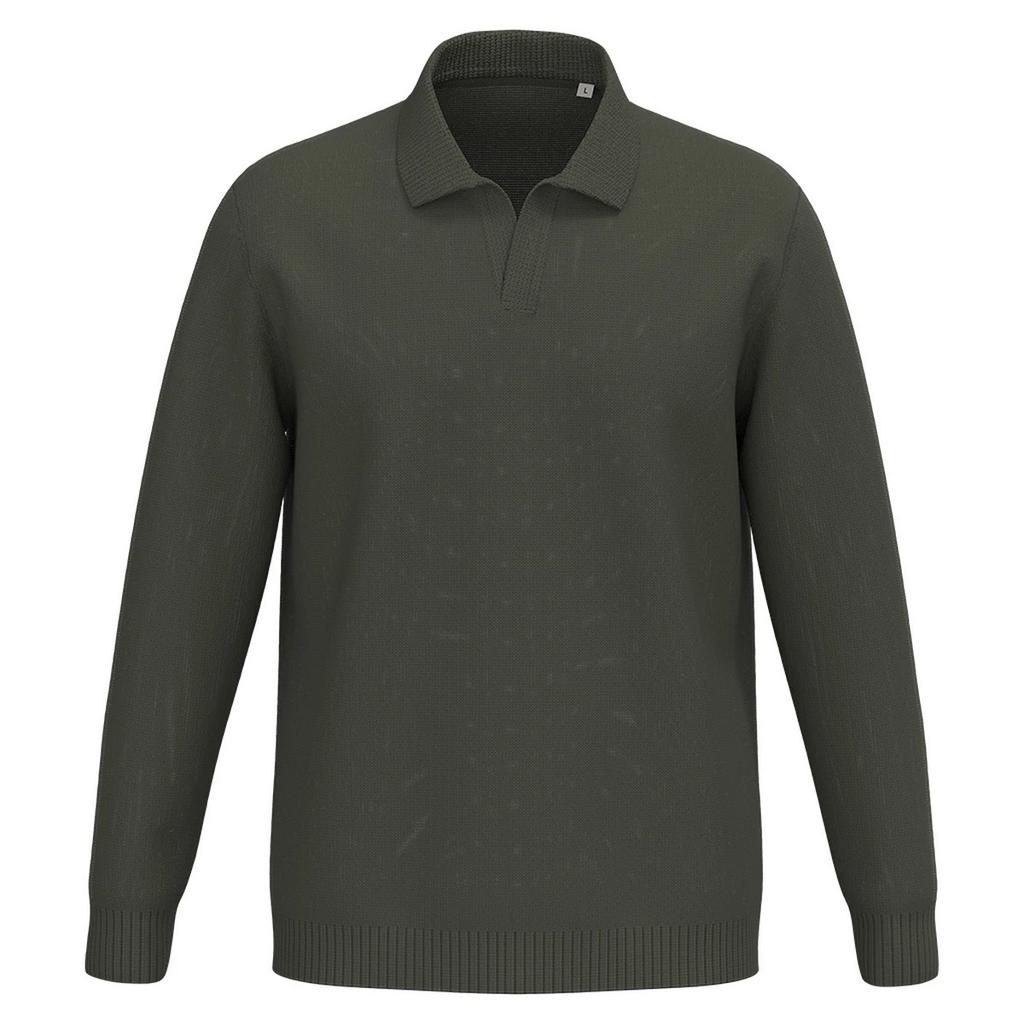 Spasso Mens Polo Neck Jumper