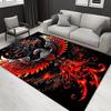 1pc 1324769480Pattern Carpet, Area Rug For Living Room Bedroom Room Bed Chair Laundry Entryway Corridor Yard Non-slip Outdoor Camping Rug Fl