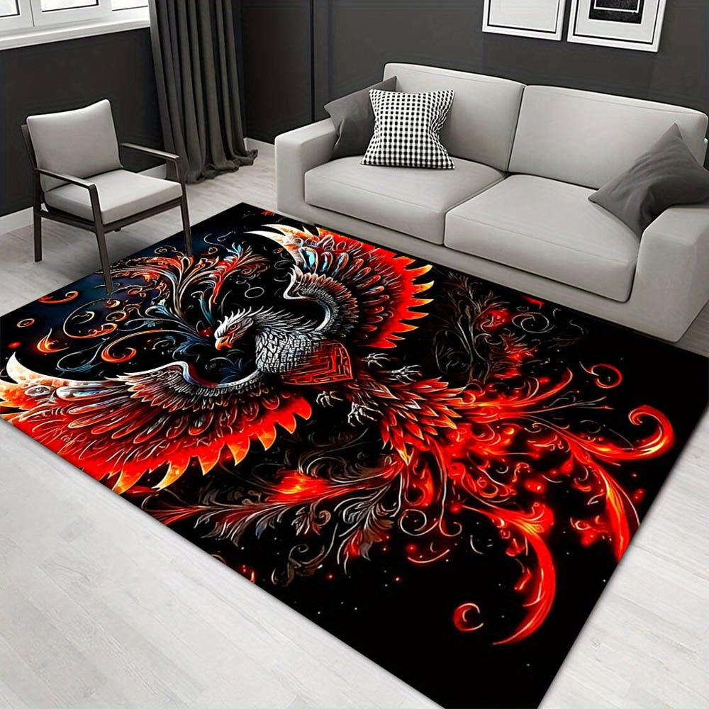 

1pc 1324769480Pattern Carpet, Area Rug For Living Room Bedroom Room Bed Chair Laundry Entryway Corridor Yard Non-slip Outdoor Camping Rug Fl 60cm by 90cm