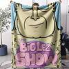 Funny Animation T-The Big Lez Show Throw Soft Flannel Throw Summer Blanket Lightweight Cozy Nap Blanket for Sofa Bed Travel