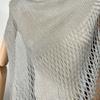 Tassel Sun Protection Shawl Solid Color Glitter Scarf Creative Hollow Out Shawl  Summer Beach