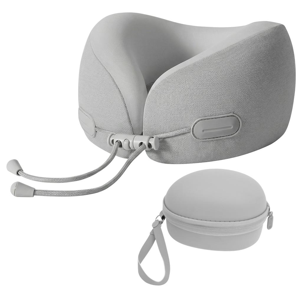 U Shaped Memory Foam Neck Pillows Soft Travel Massage Adjustable Flight Pillow for Sleeping Airplane Car Office Home
