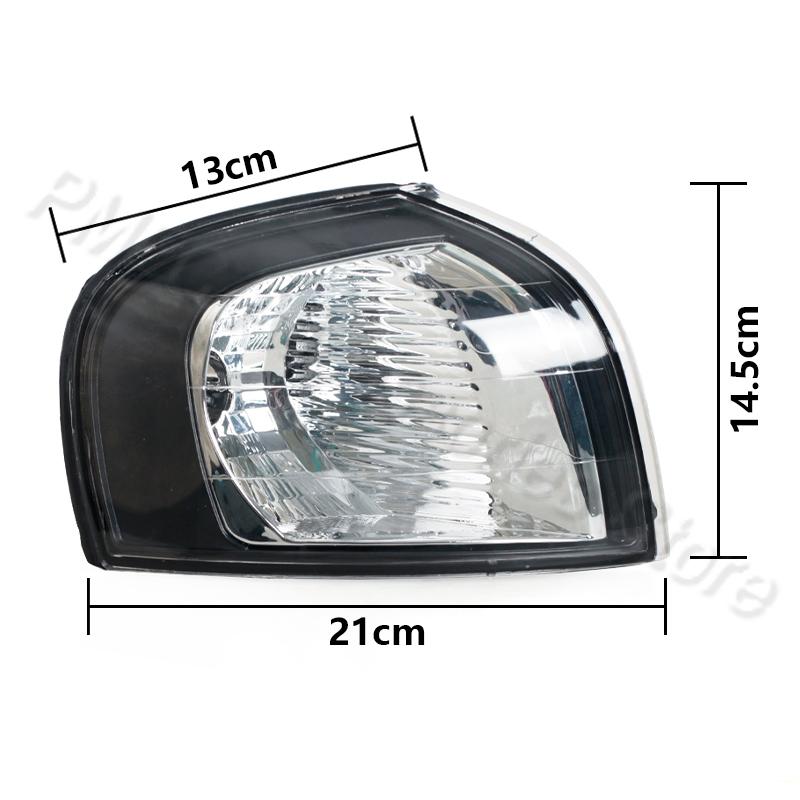 PMFC Front Bumper Corner Light Side Light Turn Signal Light Fog Light Without Bulb For Volvo S80 1999-2006 30655423 30655422