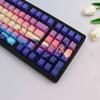 Double Shot PBT Keycaps 124 Keys Purple Dreamland Custom Keycap Set Dye Sub Backlight Key Caps For MX Switch