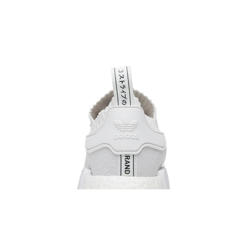 adidas NMD_R1 Primeknit 'Monochrom' (Unisex) Weiße / Weiße Freizeitschuhe BA8630