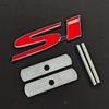 3D Metal Car Rear Trunk Fender Side Front Grille Logo Si Badge Si Emblem For Honda Civic Accord Jazz Si Sticker Accessories Aiq256