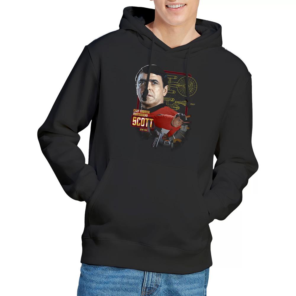 STAR TREK Mens Chief Engineer Scott Hoodie