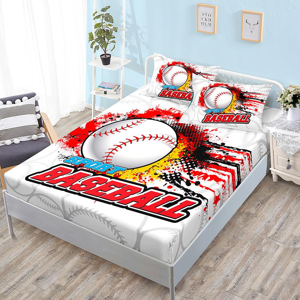 Three-Piece Mattress, Mattress Cover, Sports Basketball Football Mattress Protective Cover