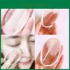 Transparent Silicone Cosmetic Puff Dry Wet Dual-use Leaf Shape 6.3*4cm