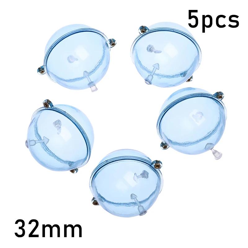 5 Pieces/set Fishing Float Transparent Bead Hollow Bubble Surface Float Casting ABS Plastic Outdoor Fishing Accessories
