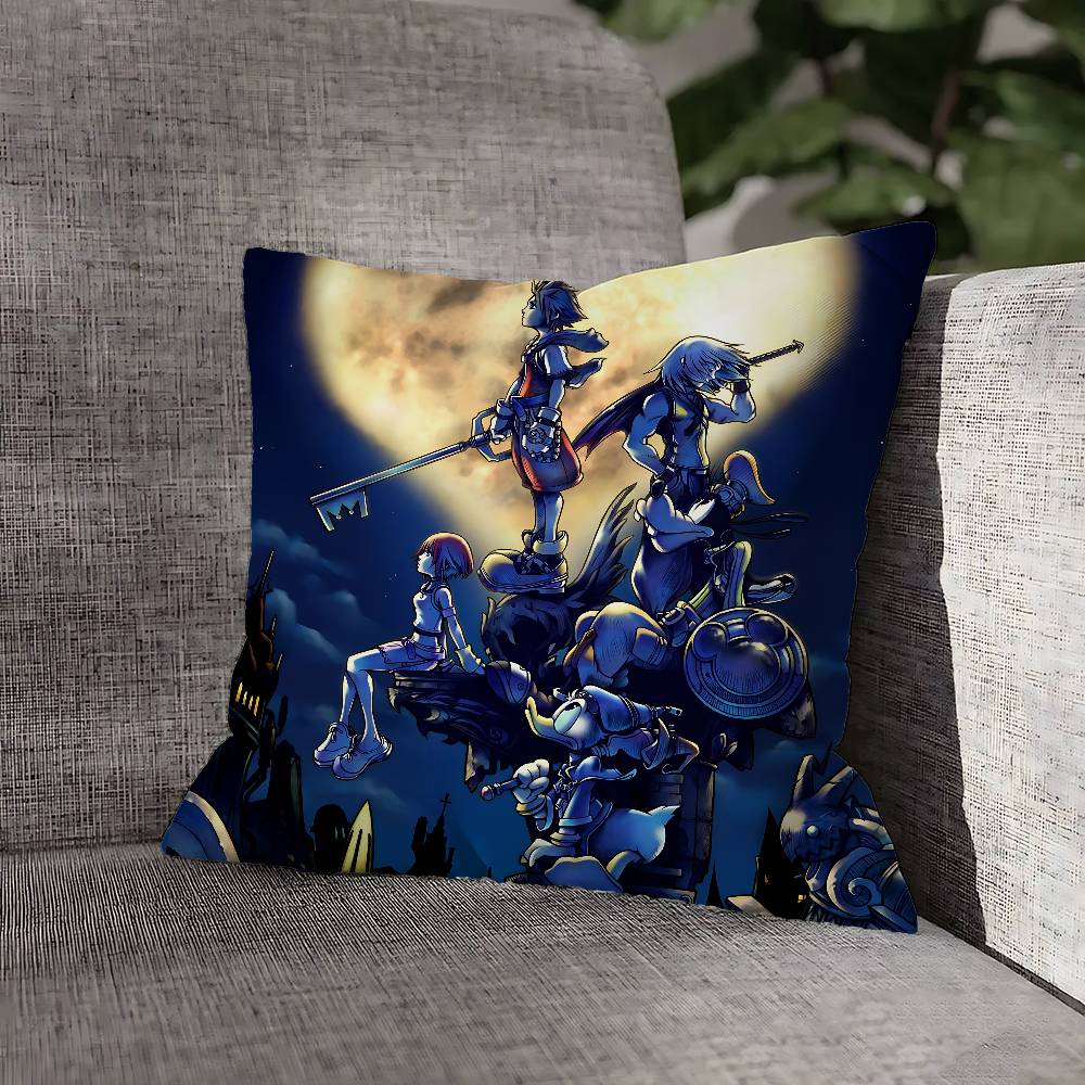 K-Kingdom Game H-Hearts Pillow Case For Sofa Decor Car Office Room Printing Cushion Cover Decorations and Protector