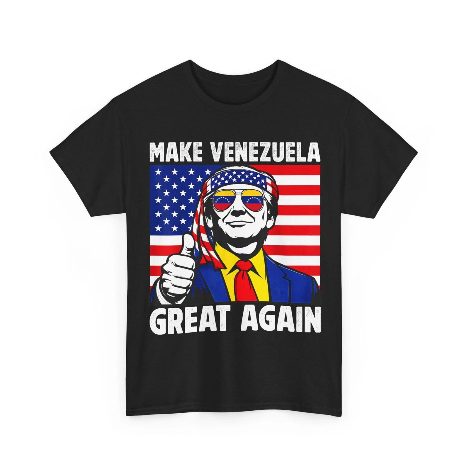 American Venezuela Support Freedom Equality Venezuelan Free T-Shirt 2XL