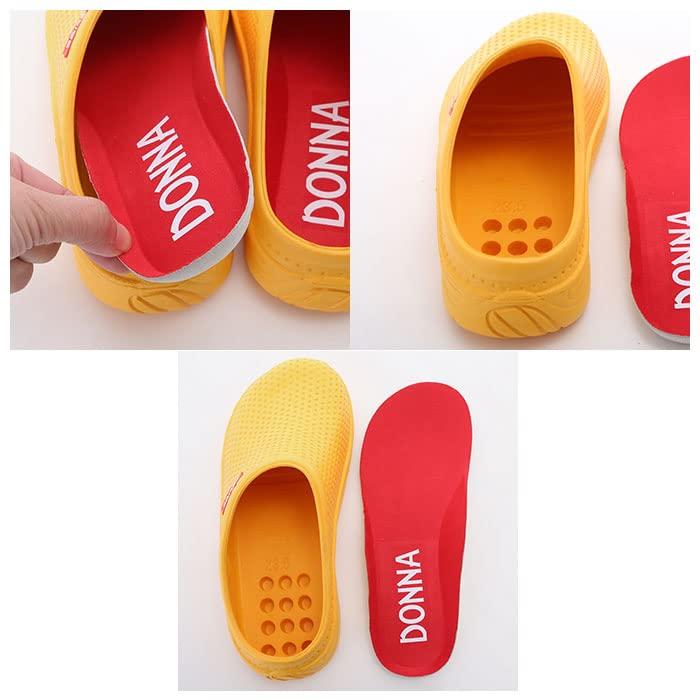 Murataya Sangyo Dana Soft Slip-On Sandals, Red, Size 23.5cm