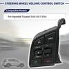 96710-D35004X Lenkrad Lautstärkeregelung Schalter Tasten Linke Seite Kompatibel mit Hyundai Tucson 2016 2017 2018 Ersetzen 96710D35004X 96710-D3500