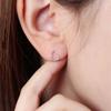 Exquisite Russian Purple Gold Car Flower Gourd Color Gold Stud Earrings Plated Rose Gold Lucky Fulu Earrings Small Jewelry