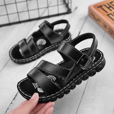 Leather Kids Sandals for Boys Girls Shoes Children Summer Non-slip Comfortable Child Sandles Sandalia Sandalias