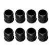 200pcs Skull Shaped Tattoo Ink Cup Professional Disposable Makeup Microblading Pigment Holder with Base Black